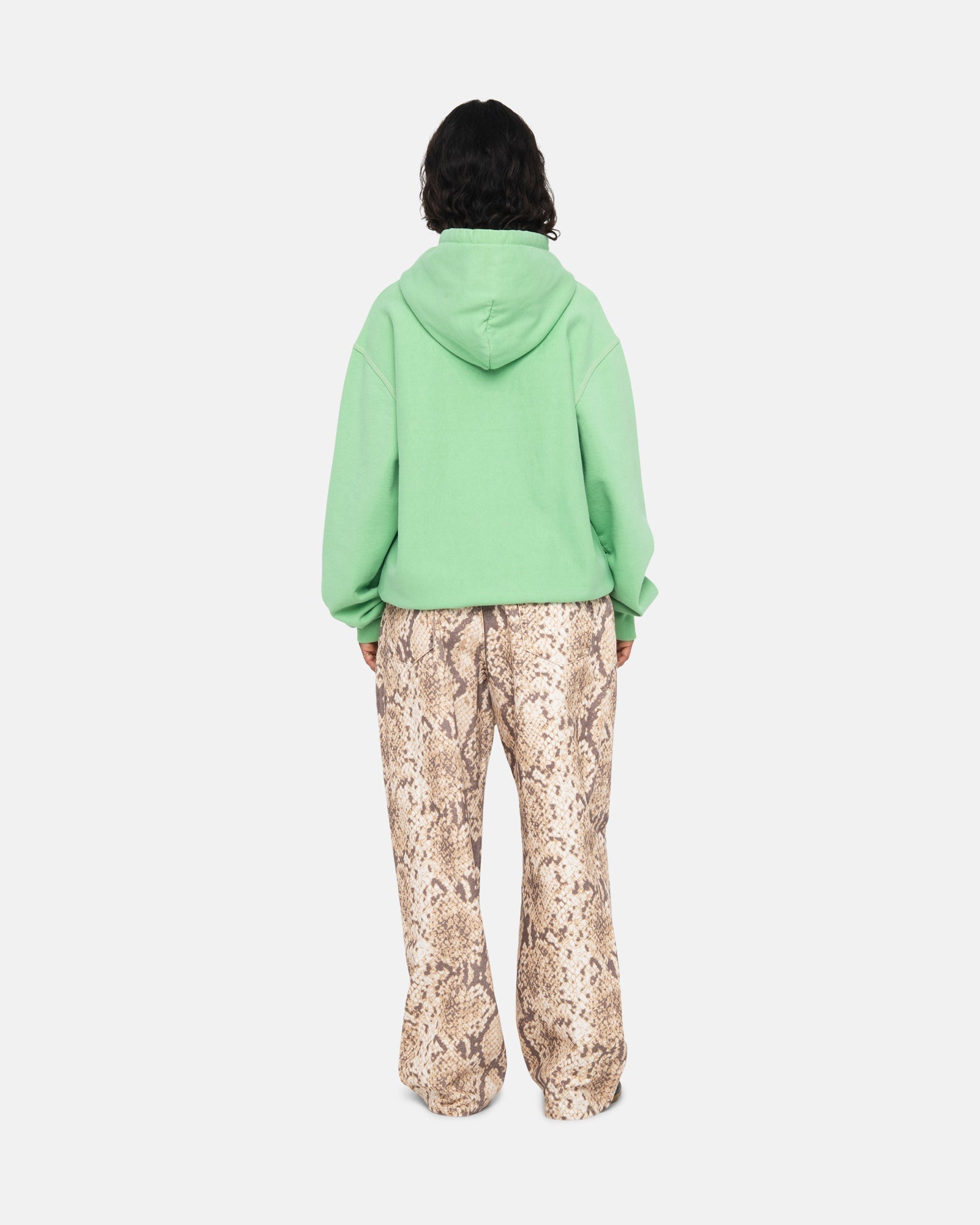 CONTRAST STITCH LABEL HOODIE