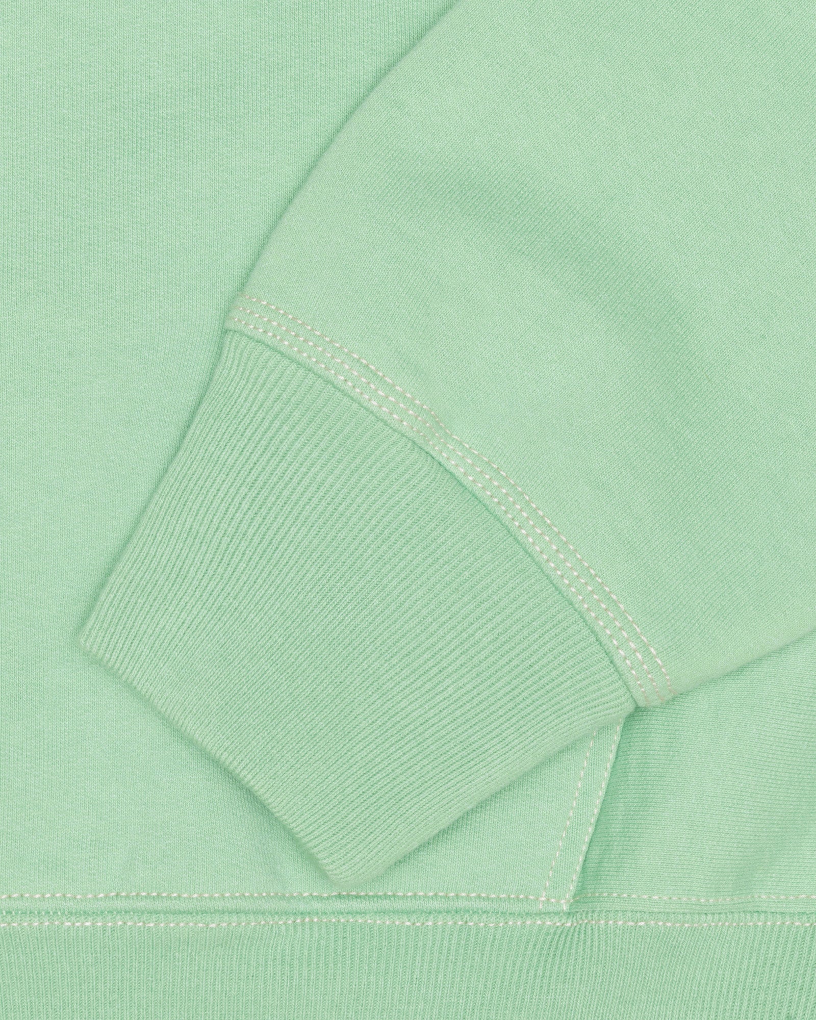 CONTRAST STITCH LABEL HOODIE