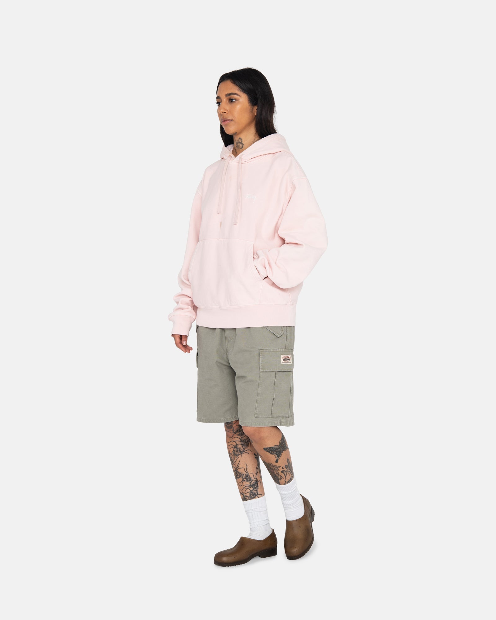 OVERDYED STOCK LOGO HOODIE