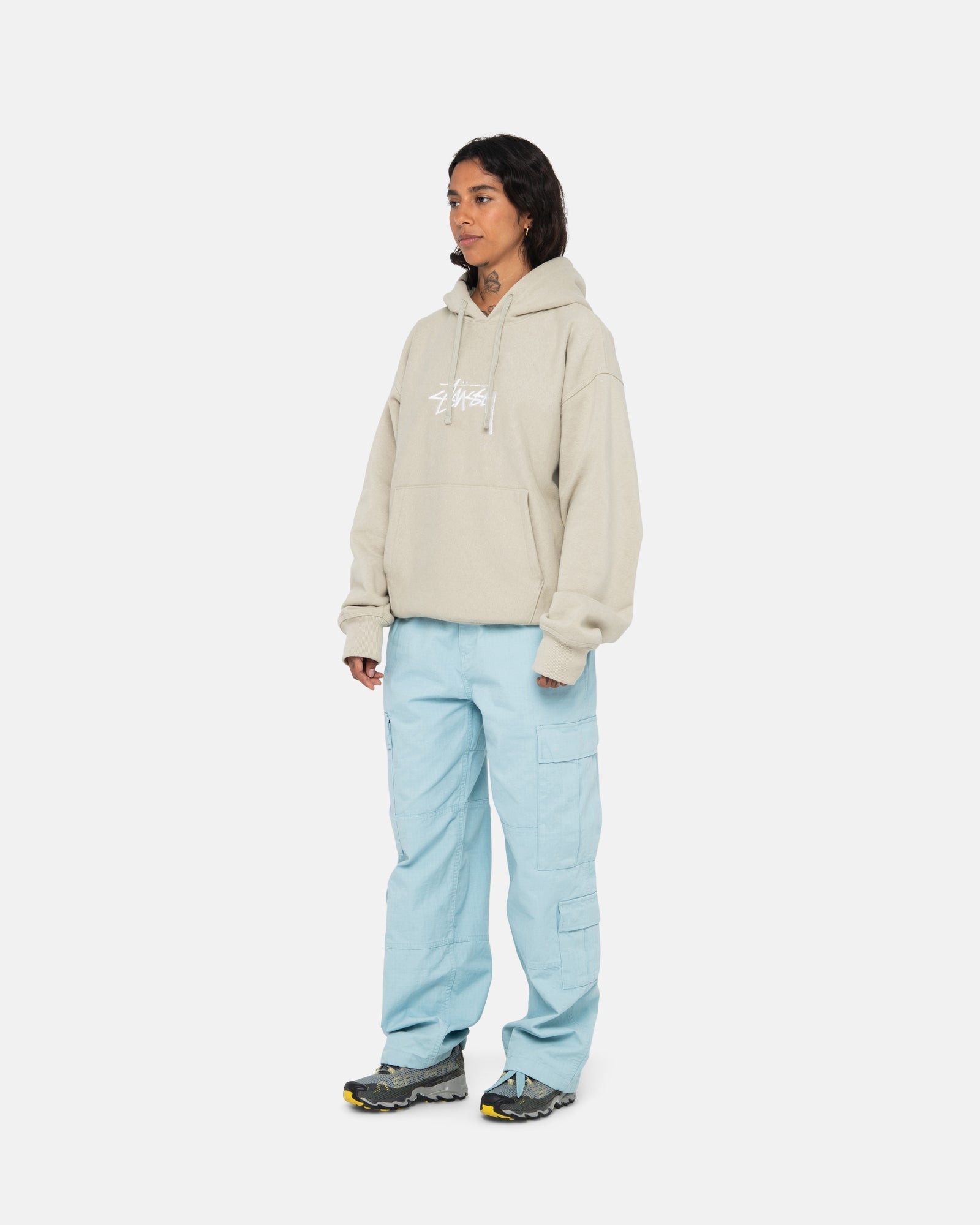 STOCK LOGO APPLIQUE HOODIE