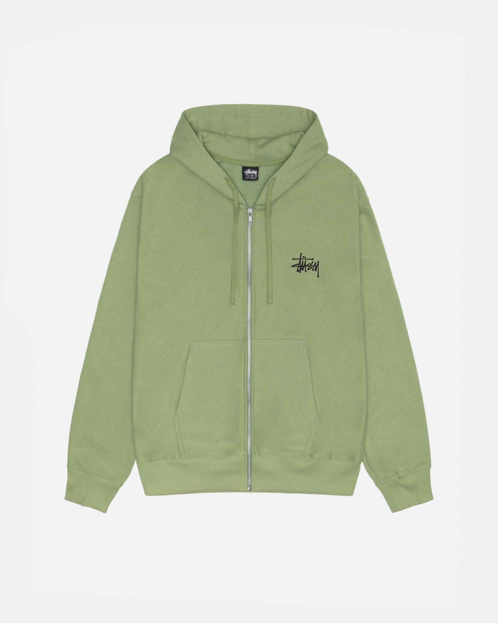 BASIC STÜSSY ZIP HOODIE