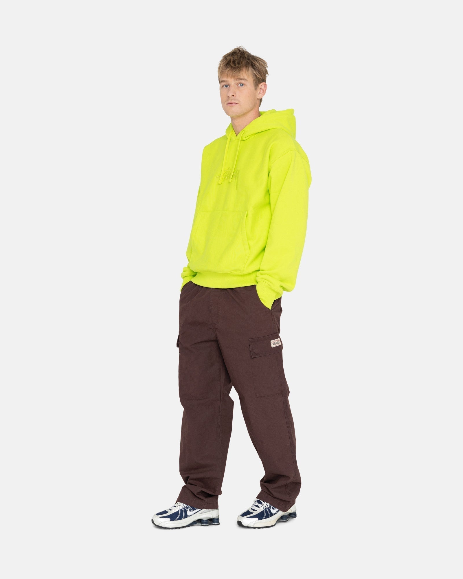 STOCK LOGO APPLIQUE HOODIE