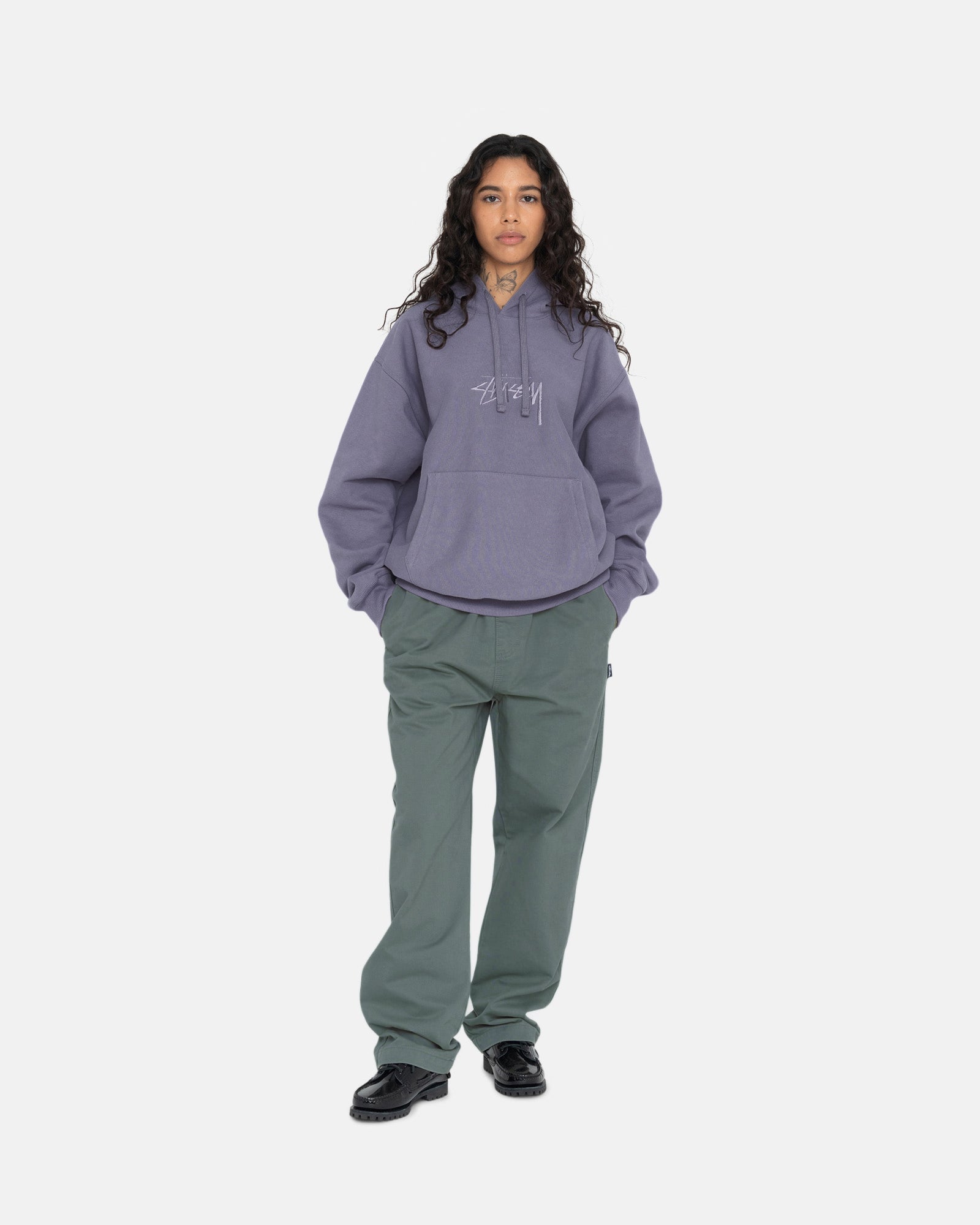 STOCK LOGO APPLIQUE HOODIE