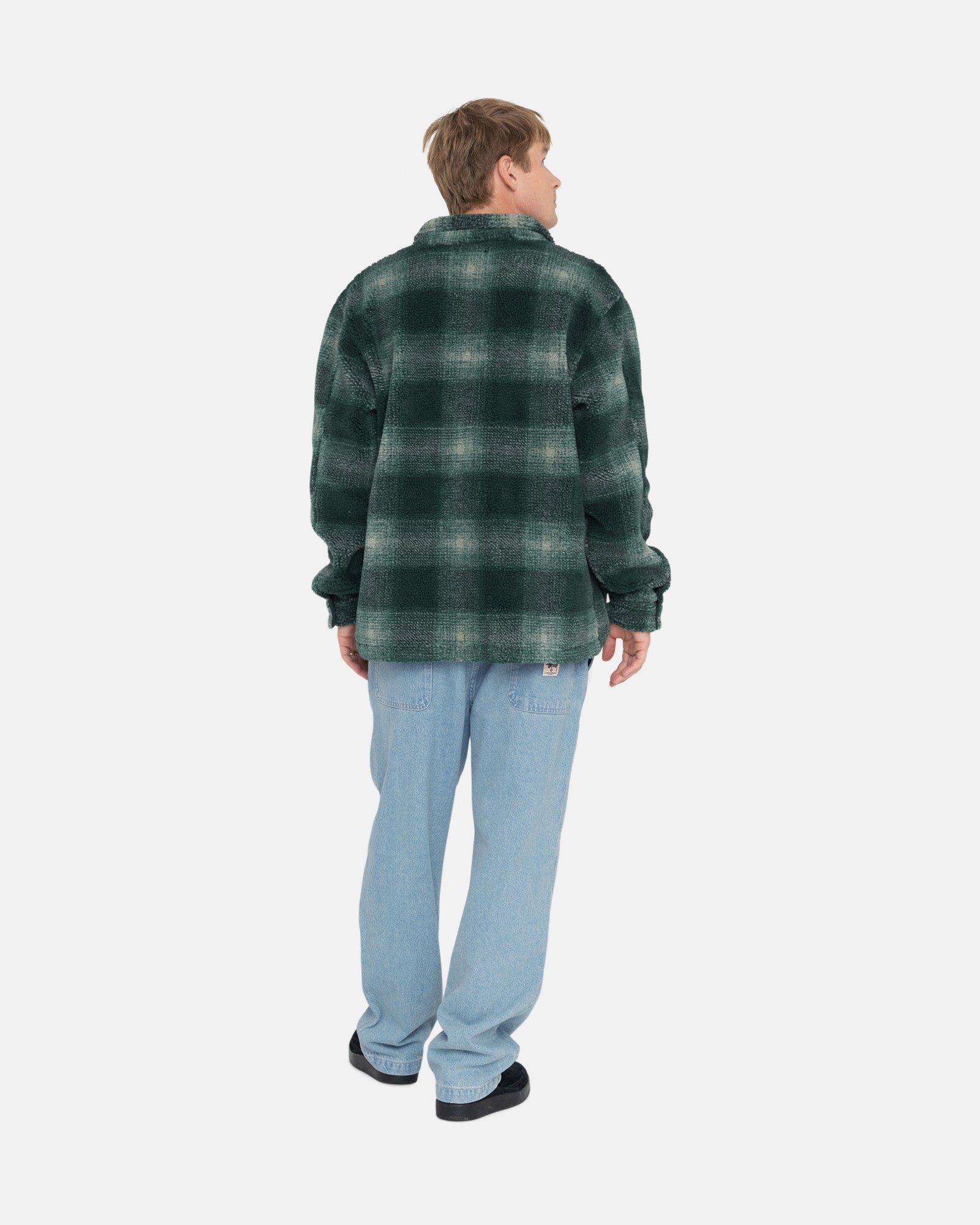 PLAID SHERPA SHIRT