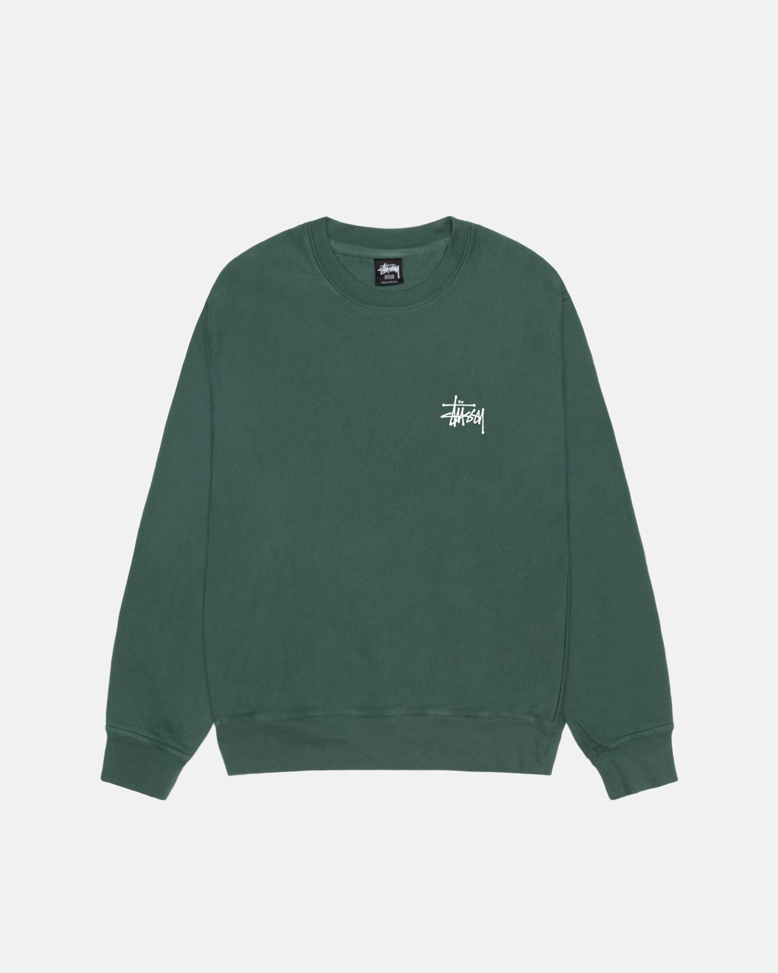 BASIC STÜSSY CREW PIGMENT DYED